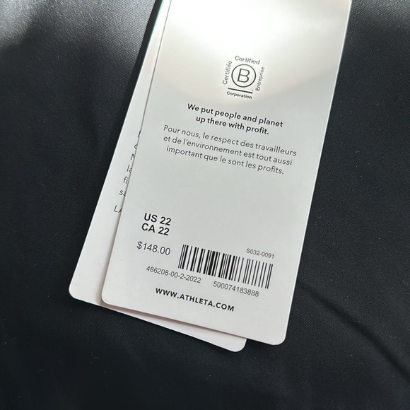 NWT! Athleta Black Stellar Flare Trouser Pant // Black #486208 - Picture 7 of 7